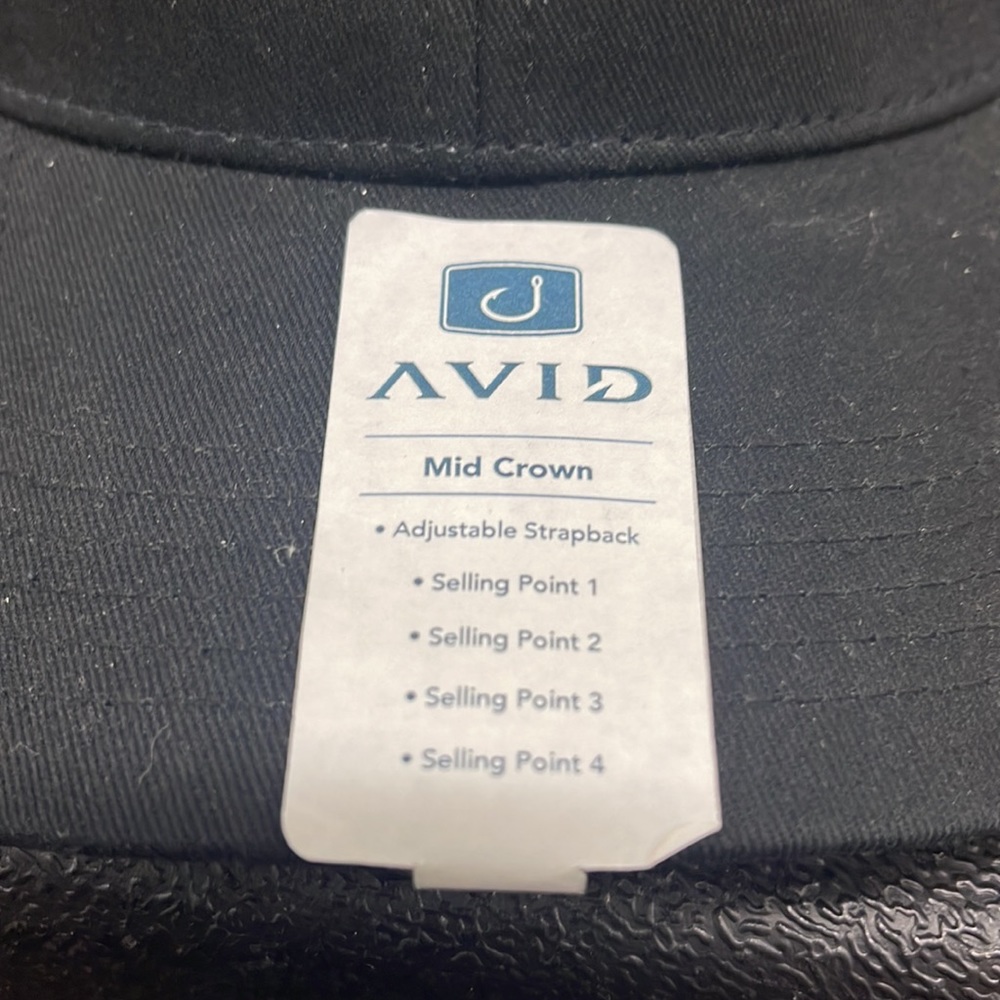 Avid Black Trucker Hat Leather Patch - image 2